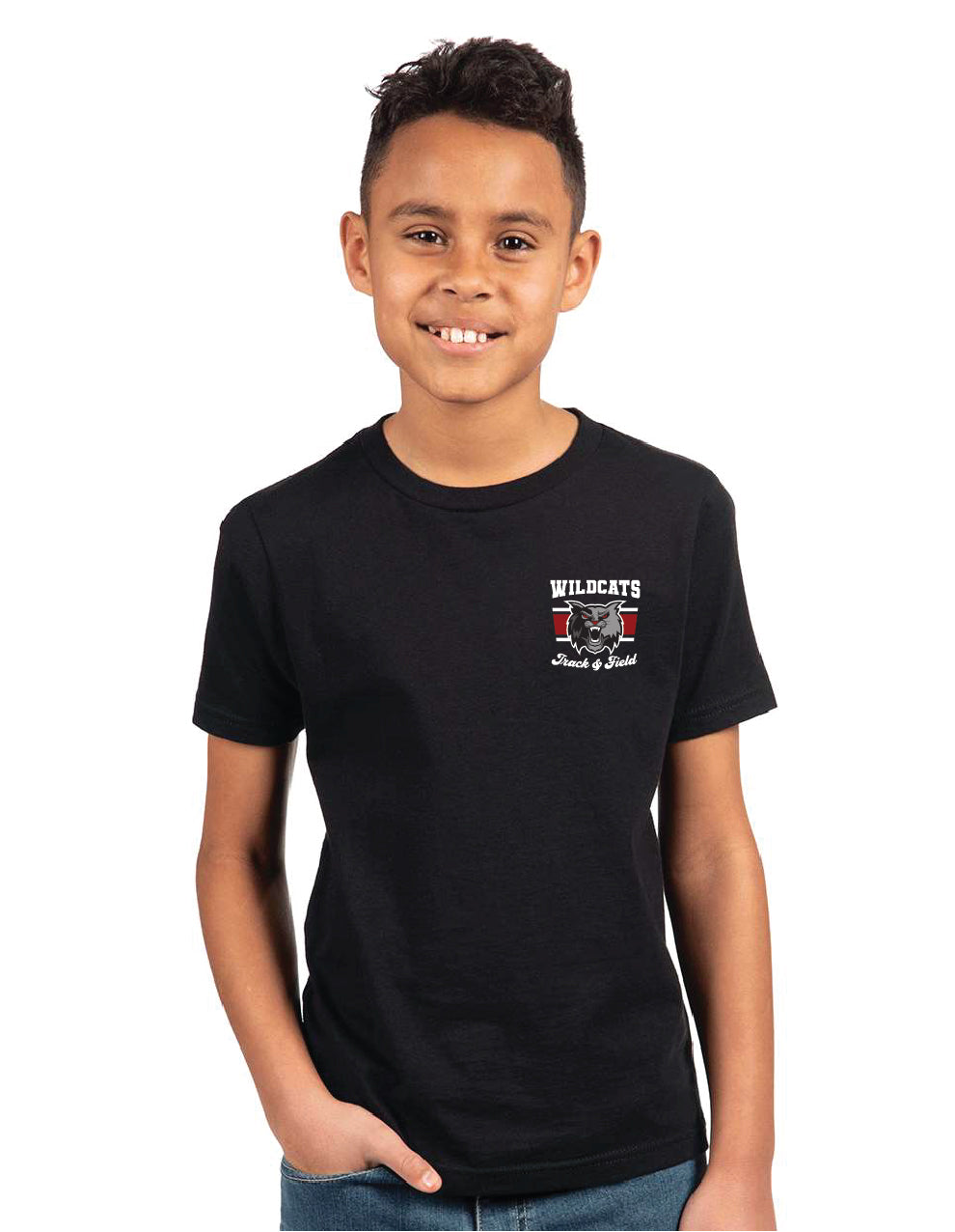 Toppenish Wildcat Track & Field Short Sleeve Cotton Tee