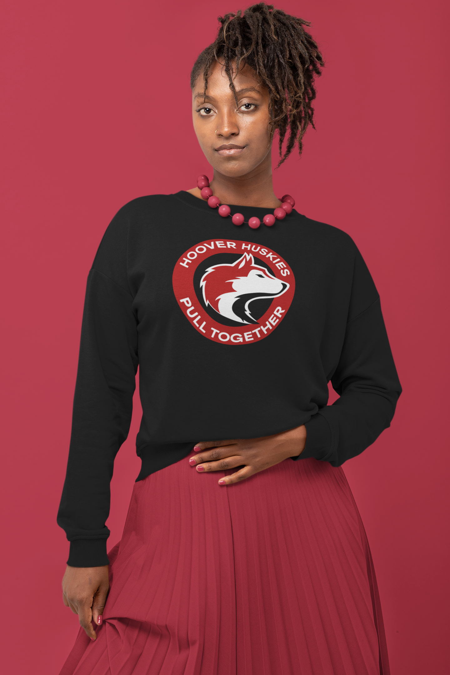Hoover Elementary Spirit Crewneck with Circle Logo