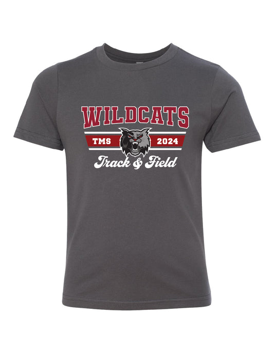 Toppenish Wildcat Track & Field Short Sleeve Athletic Tee