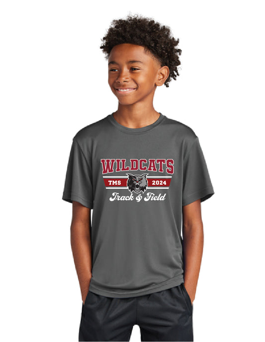 Toppenish Wildcat Track & Field Short Sleeve Athletic Tee