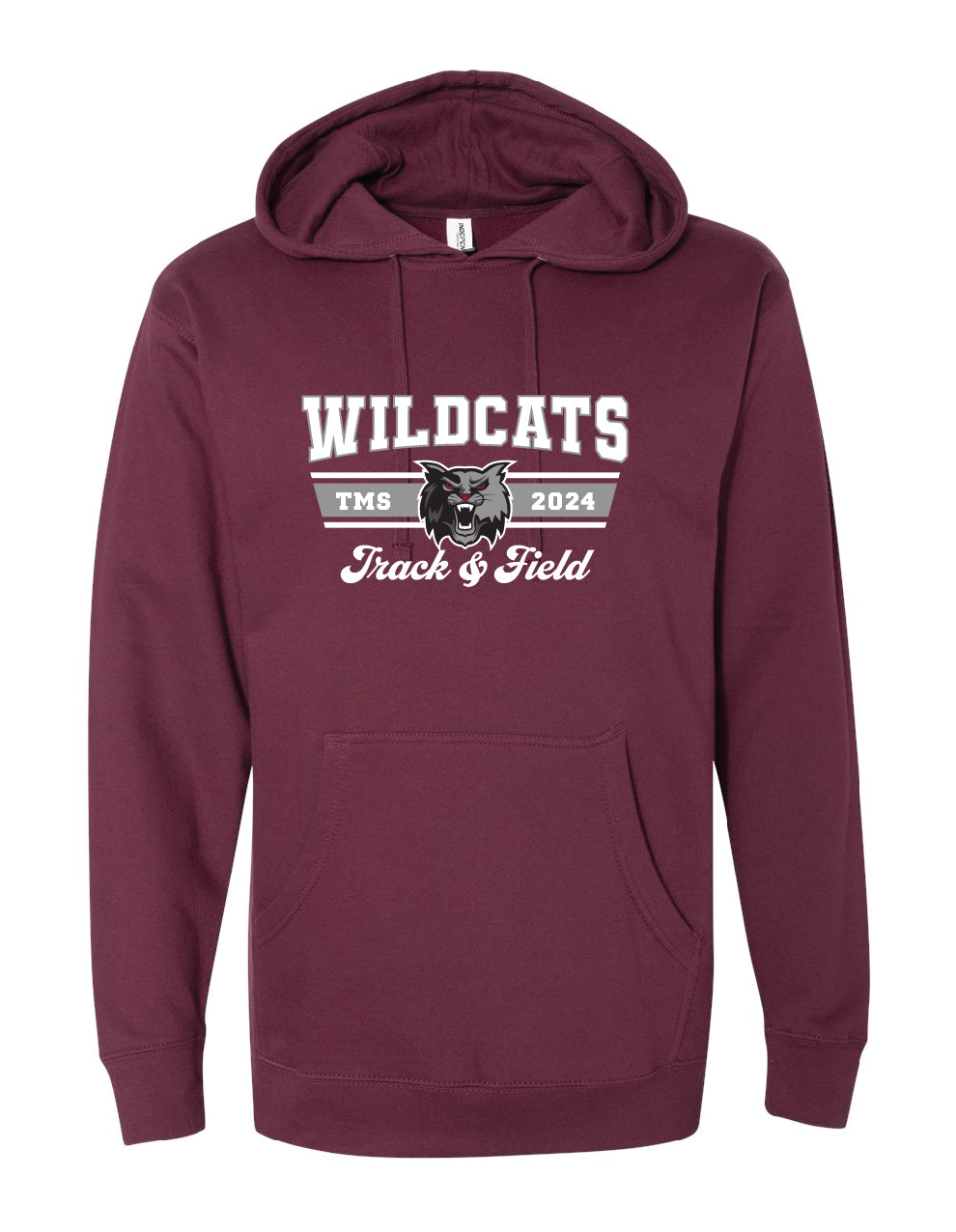 Toppenish Wildcat Track & Field Hoodie