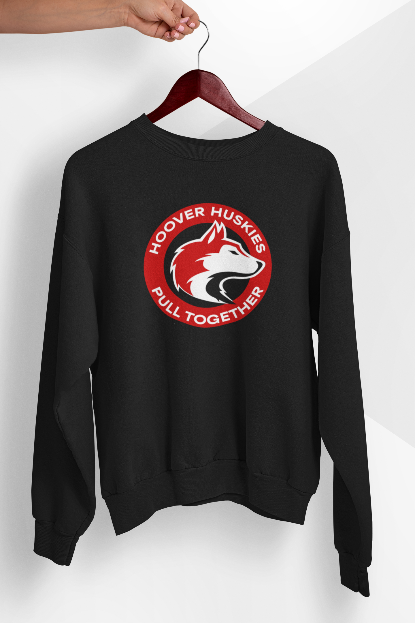 Hoover Elementary Spirit Crewneck with Circle Logo