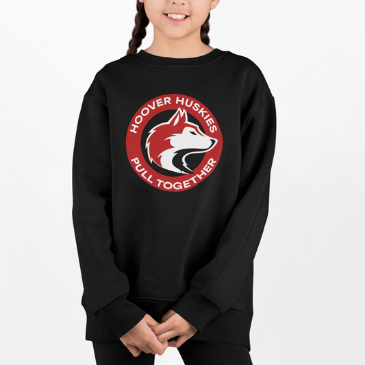 Hoover Elementary Spirit Crewneck with Circle Logo